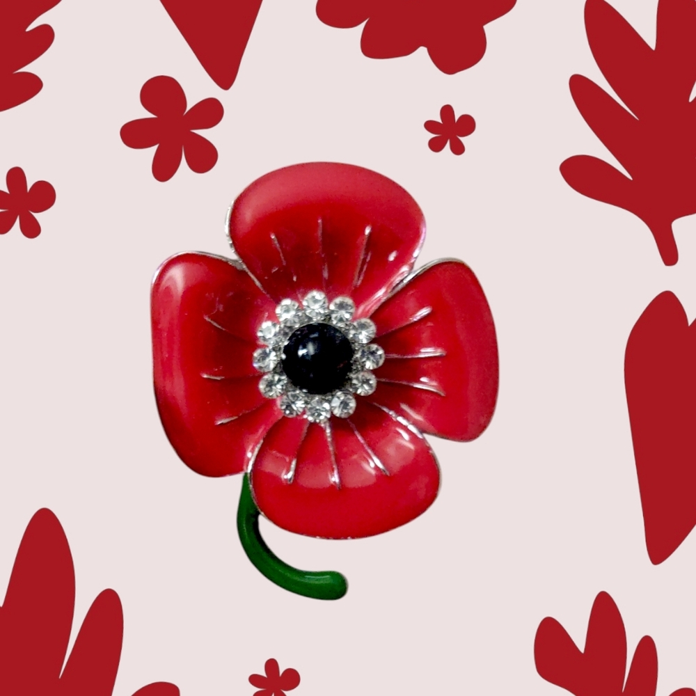 Poppy Brooch